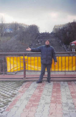 Одесса. Вид от Морвокзала на Потемкинскую лестницу