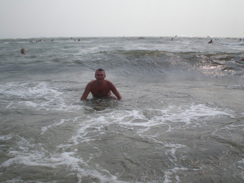 Одесса пляж Лузановка Черное море и волна