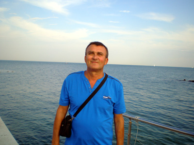 Одесса, пляж Ланжерон - я, море и парус